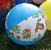 blau wei�er Ball