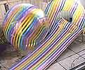 Intex-Luftmatratze, Ring und Ball