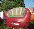 roter Coleman-Sessel